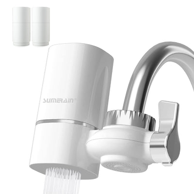 Filtre à eau monté sur robinet Sumerain pour évier de cuisine, fournissant une eau purifiée saine