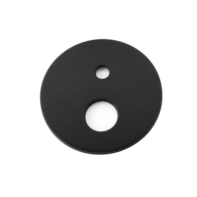 Plaque d'encadrement ronde noire mate S3223DI + expédition USPS