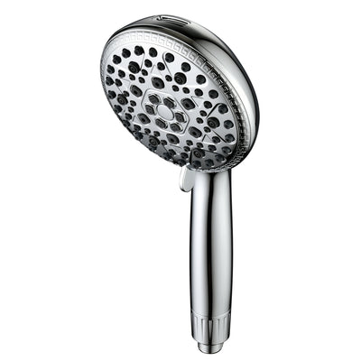 Filtre de douche SUMERAIN pour eau dure - pomme de douche à 9 modes de pulvérisation avec filtres, prévention du tartre FOF et soin de la peau à la vitamine C, filtre remplaçable tous les 3 mois (compatible Arizona/Texas/Californie), chrome