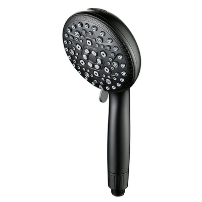 Pomme de douche filtre pour eau dure SUMERAIN avec 9 modes de pulvérisation, filtration KDF et soin de la peau à la vitamine C, filtre remplaçable tous les 3 mois pour Californie/Texas/Illinois, noir mat