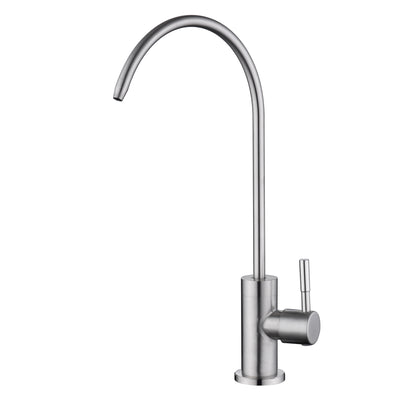 Robinet d'eau potable SUMERAIN pour évier de cuisine, robinet filtreur d'eau sans plomb en acier inoxydable SUS304 pour osmose inverse ou système de filtration d'eau, finition nickel brossé