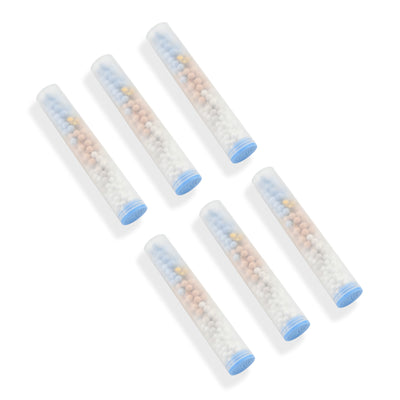 Cartouche de filtre de remplacement SUMERAIN SP4368-06 (pack de 6), filtre de douche à 4 étapes, cartouche universelle de remplacement, purificateur d'eau dure, élimine le chlore, les métaux lourds