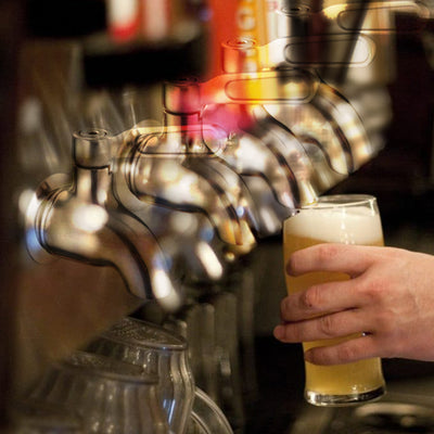Sumerain – robinet pour distributeur de boissons, distributeur à robinet métallique en acier inoxydable SUS304 pour bocaux, jus, boissons froides, vin, bière