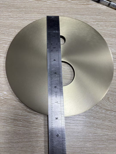 Plaque d'encadrement ronde noire mate S3223DI + expédition USPS