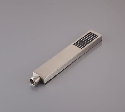 Douchette à main en laiton, pomme de douche à main en finition nickel brossé