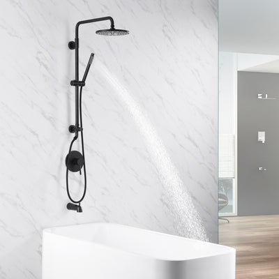 Système de douche Sumerain en bronze huilé pour rénovation et rénovation
