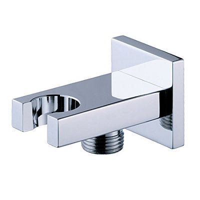 Coude d'alimentation mural avec support de douchette et raccord 1/2" Finition chromée Sumerain 3218015-C