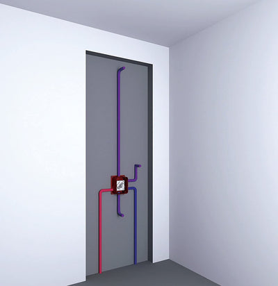 Concealed Triple Control 3-Way Tub and Shower Mixer Valve with Diverter